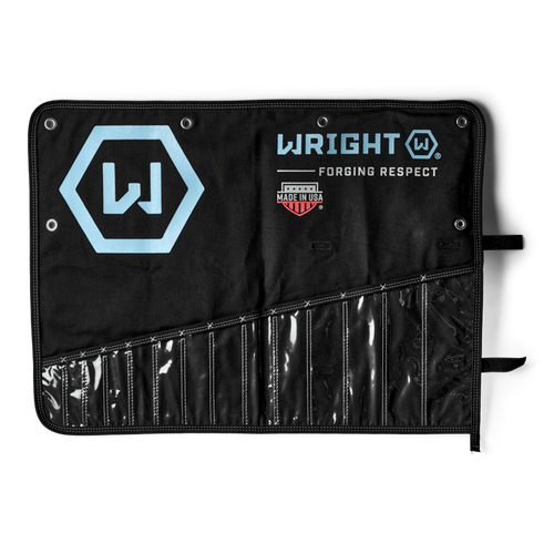 Wright Tool Denim Tool Roll 7 Pockets, 13 x 13-3/4 in