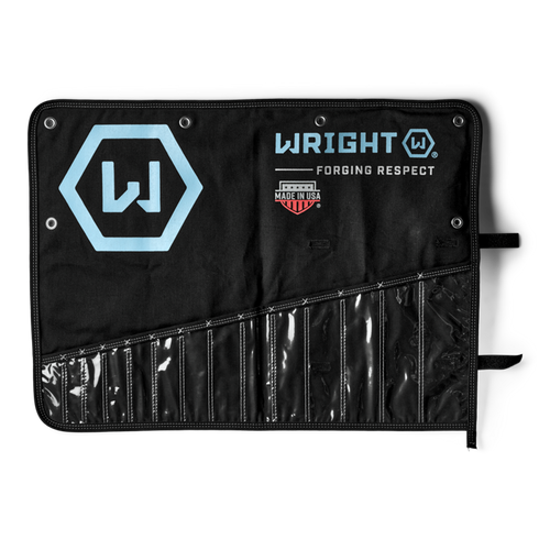 Wright Tool Denim Tool Roll 14 Pockets, 30-3/4 x 22-1/4 in