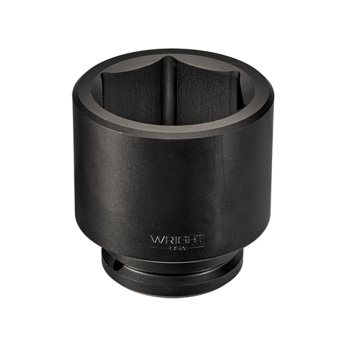 Wright Tool 1-1/2 in Drive 6-Point Standard Metric Black Oxide Impact Socket, 115mm