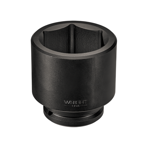 Wright Tool 1-1/2 in Drive 6-Point Standard Metric Black Oxide Impact Socket, 155mm