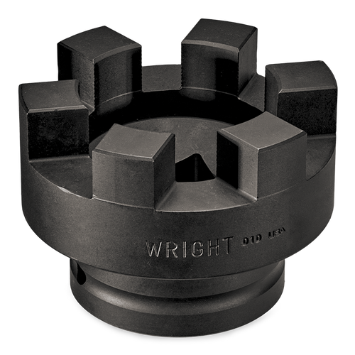 Wright Tool 1-1/2 in Drive Standard SAE Black Oxide Castellated/Spanner Socket, 2-1/4 in