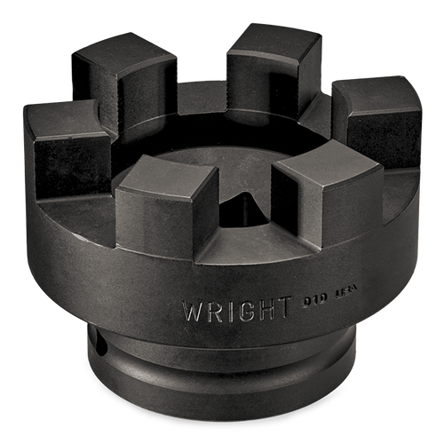 Wright Tool 1-1/2 in Drive Standard SAE Black Oxide Castellated/Spanner Socket, 2-3/4 in