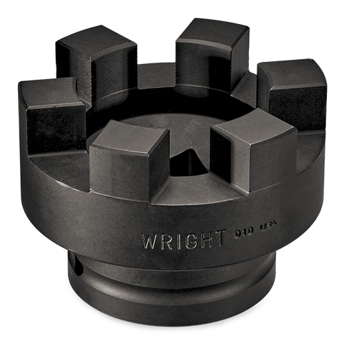 Wright Tool 1-1/2 in Drive Standard SAE Black Oxide Castellated/Spanner Socket, 3 in