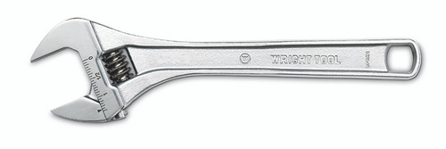Wright Tool Chrome Adjustable Wrench Maximum Capacity 1/2 in