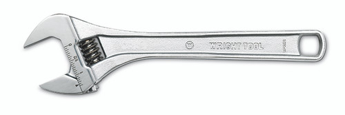 Wright Tool Chrome Adjustable Wrench Maximum Capacity 15/16 in