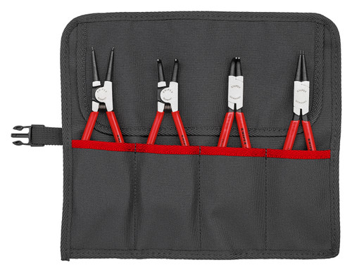 Knipex 00 19 56 KN | 4 Pc Circlip Pliers Set In Tool Roll