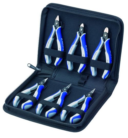 Knipex 00 20 16 P KN | 6 Pc Precision Tool Set in Zipper Pouch