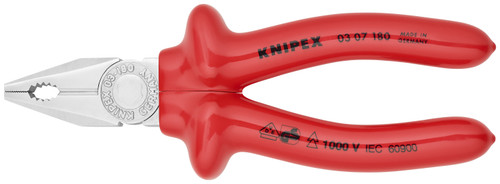 Knipex 03 07 180 KN | Combination Pliers, 1000V Insulated