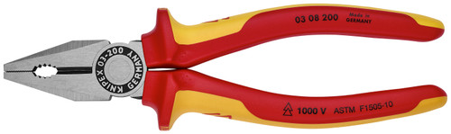 Knipex 03 08 200 SBA KN | Combination Pliers, 1000V Insulated