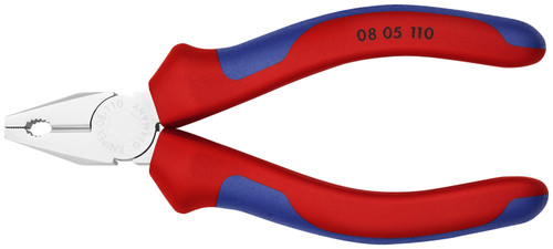 Knipex 08 05 110 KN | Mini Combination Pliers, Chrome, Multi-Component