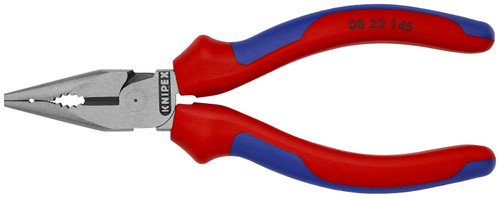 Knipex 08 22 145 KN | Needle-Nose Combination Pliers, Multi-Component