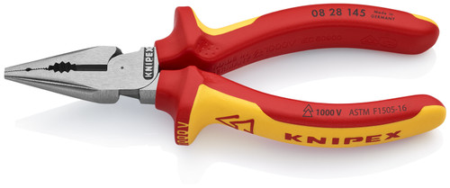 Knipex 08 28 145 SBA KN | Needle-Nose Combination Pliers, 1000V Insulated