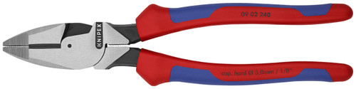 Knipex 09 02 240 SBA KN | High Leverage Lineman's, New England Head, Multi-Component