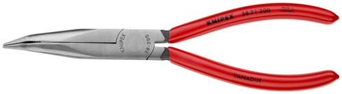 Knipex 38 21 200 KN | Long Nose Pliers W/O Cutter, 40 degree Angled