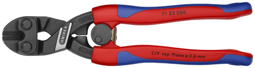 Knipex 71 22 200 SBA KN | CoBolt Compact Bolt Cutter Multi-Component, 20 degree Angled