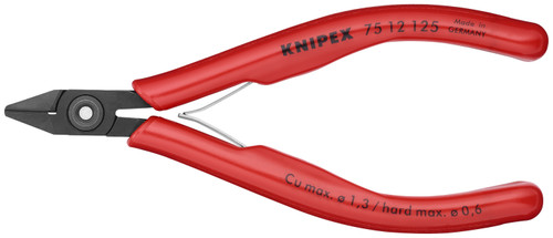 Knipex 75 12 125 KN | Electronics Diagonal Cutters, Lead Catcher