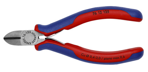 Knipex 76 12 125 KN | Electronics Diagonal Cutters, Multi-Component