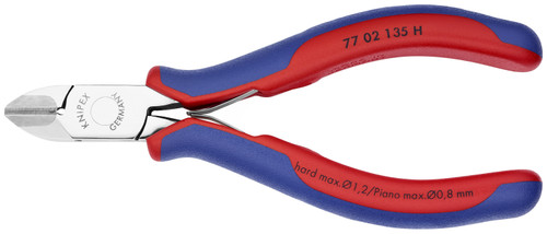 Knipex 77 02 135 H KN | Electronics Diagonal Cutters w/ Carbide Metal Cutting Edges, Multi-Component