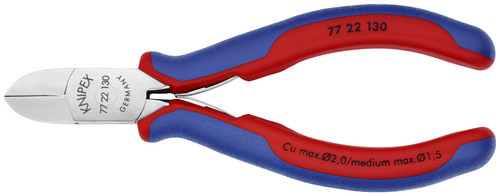 Knipex 77 22 130 KN | Electronics Diagonal Cutters, Multi-Component