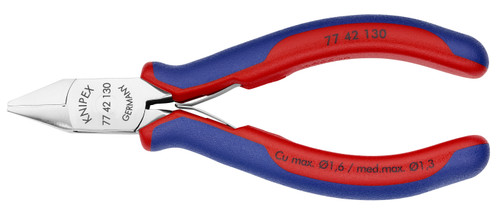 Knipex 77 42 130 KN | Electronics Diagonal Cutters, Multi-Component