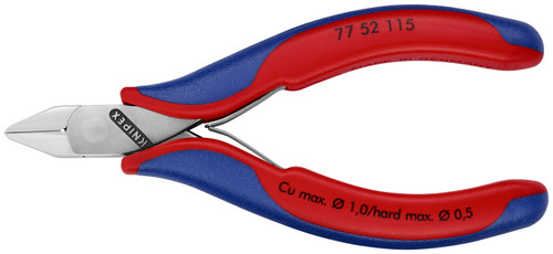 Knipex 77 52 115 KN | Electronics Diagonal Cutters, Multi-Component