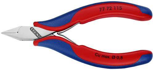 Knipex 77 72 115 KN | Electronics Diagonal Cutters, Multi-Component