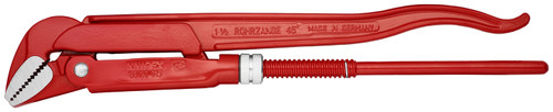 Knipex 83 20 015 KN | Swedish Pattern Pipe Wrench, 45 degree Angled