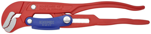 Knipex 83 60 010 KN | Swedish Pattern Pipe Wrench, S-Shape Fast Adjust