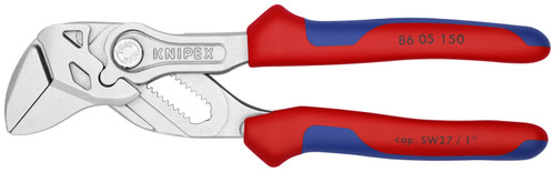 Knipex 86 05 150 KN | Pliers Wrench, Chrome, Multi-Component