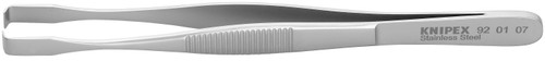 Knipex 92 01 07 KN | Stainless Steel Positioning Tweezers, 90 degree Angled