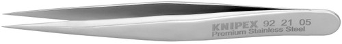 Knipex 92 21 05 KN | Premium Stainless Steel Gripping Tweezers, Needle-Point Tips