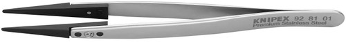 Knipex 92 81 01 KN | Premium Stainless Steel Gripping Tweezers, Replaceable Tips