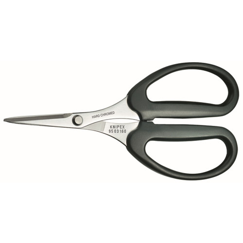 Knipex 95 03 160 SB KN | Kevlar Shears, Chrome