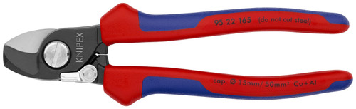 Knipex 95 22 165 KN | Cable Shears, Spring, Multi-Component