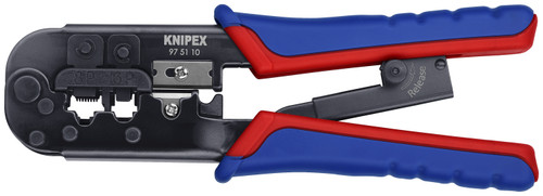 Knipex 97 51 10 KN | Crimping Pliers-Western Plug Type, Multi-Component