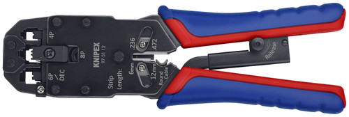 Knipex Crimping Pliers For RJ45 Western Plugs 7 1/2 97 51 13