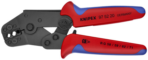 Knipex 97 52 20 KN | Crimping Pliers, 3 Position Contact, Multi-Component