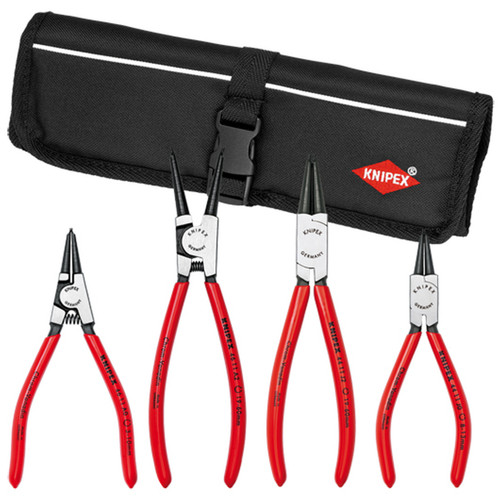 Knipex 9K 00 19 53 US KN | 4 Pc Circlip Set In Pouch Straight