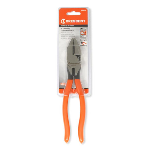 CRESCENT 8" Lineman's Solid Joint Side Cutting Pliers - 508CVN