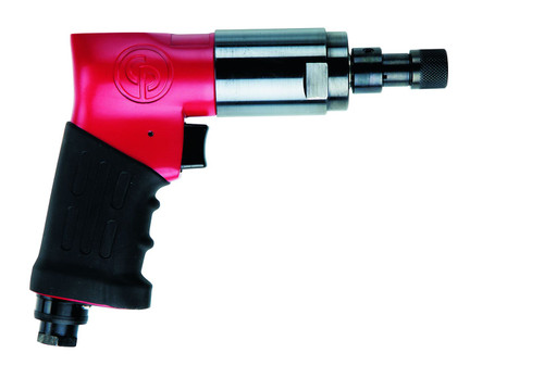 Chicago Pneumatic CP2765 - 1/4 Inch Hex Air Screwdriver, Reversible, Direct Drive, Pistol Handel, Non-shut-off-stall, Max Torque 6.6 ft. lbf / 9 Nm - 900 RPM 6151922765