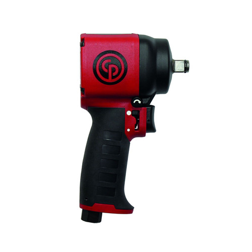 Chicago Pneumatic CP7741-2 - 1/2 Inch Air Impact Wrench with 2 Inch Extended Anvil, Pistol Handle, Max Torque Reverse Output 715 ft. lbf / 970 Nm, 10000 RPM, Twin Hammer  8941077412