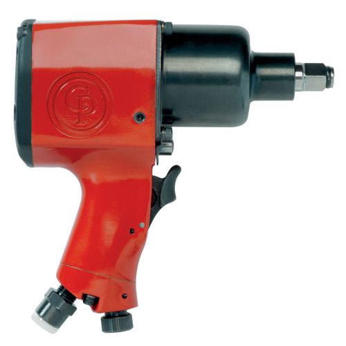 Chicago Pneumatic CP7776 - 1 Inch Air Impact Wrench, Pistol with Side Handle, Max Torque Reverse Output 1770 ft. lbf / 2400 Nm, 5000 RPM, Pinless Rocking Dog  8941077760