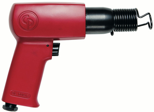 Chicago Pneumatic CP7111 - 0.401 Inch (10.2mm) Air Hammer, Round Shank, Stroke 2.64 in / 67 mm, Bore Diameter 0.75 in / 19 mm - 3000 Blow Per Minute 8941071110