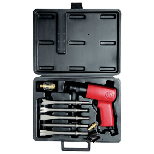 Chicago Pneumatic CP7111HK - Kit - 0.401 Inch (10.2mm) Air Hammer, Round Shank, Stroke 2.64 in / 67 mm, Bore Diameter 0.75 in / 19 mm - 3000 Blow Per Minute 8941171111