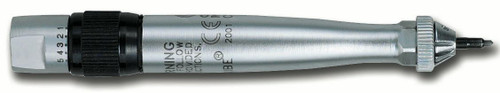 Chicago Pneumatic CP9361 - 1/8 Inch (3 mm) Engraving Pen Air Scribe, Hex Shank, Rolling Throttle - 13500 Blow Per Minute T012644