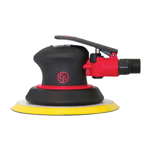 Chicago Pneumatic CP7215E - 6 Inch (150 mm) Air Random Orbital Sander, Non-Vacuum, Hook and Loop, 0.28 HP / 210 W - 12000 RPM 8941272151