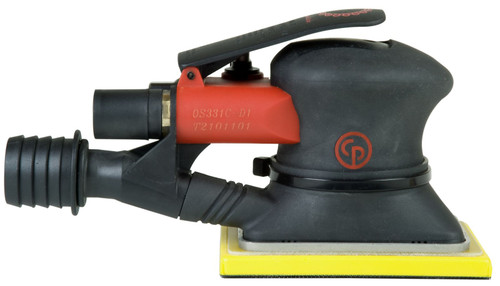 Chicago Pneumatic CP7263CVE - 3 x 4-1/4 Inch (74 x 109 mm) Rectangle Pad Air Jitterbug Sander, Central Vacuum, Hook and Loop, 4 Pad Holes, 0.28 HP / 210 W - 10000 RPM 8941172650