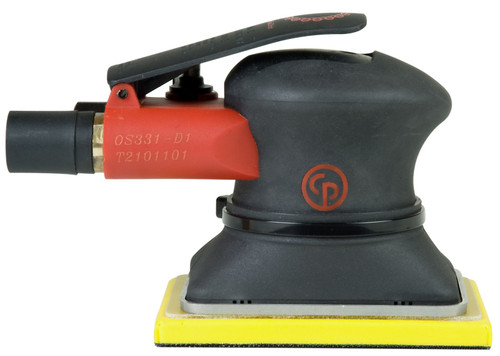 Chicago Pneumatic CP7263E - 3 x 4-1/4 Inch (74 x 109 mm) Rectangle Pad Air Jitterbug Sander, Non-Vacuum, Hook and Loop, 0.28 HP / 210 W - 10000 RPM 8941072650