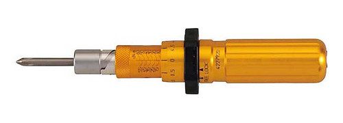 Tohnichi Adjustable Torque Driver, Range 1-5, 0.05lbf.in resolution, 1/4" Hex - RTD5I Torque Driver