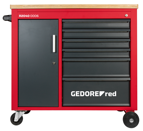 GEDORE red R20400006 tool trolley MECHANIC PLUS + 6 drawers 988x431x935 mm, 3301818
